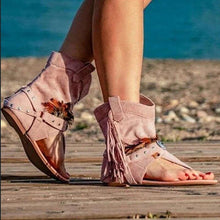 Load image into Gallery viewer, New European and American Roman Style Large Size Women Shoes Leopard - Sophornlilly