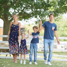 Load image into Gallery viewer, New Family Matching Dress Butterfly Printed Sling Mother Daughter