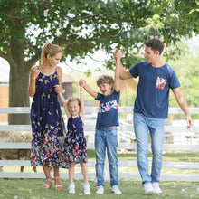 Load image into Gallery viewer, New Family Matching Dress Butterfly Printed Sling Mother Daughter