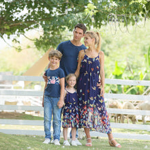 Load image into Gallery viewer, New Family Matching Dress Butterfly Printed Sling Mother Daughter