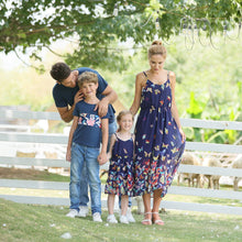 Load image into Gallery viewer, New Family Matching Dress Butterfly Printed Sling Mother Daughter