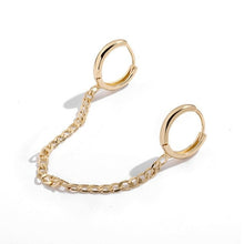 Load image into Gallery viewer, New Fashion Circle Ear Cuff Retractable Earrings for Women Men Gold