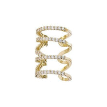 Load image into Gallery viewer, New Fashion Circle Ear Cuff Retractable Earrings for Women Men Gold - Sophornlilly