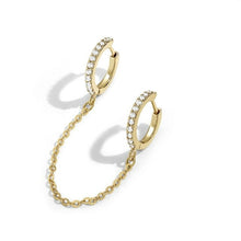 Load image into Gallery viewer, New Fashion Circle Ear Cuff Retractable Earrings for Women Men Gold