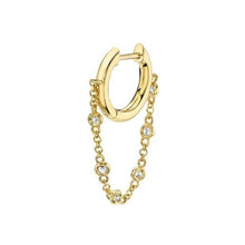 Load image into Gallery viewer, New Fashion Circle Ear Cuff Retractable Earrings for Women Men Gold