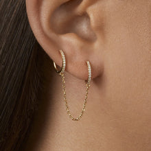 Load image into Gallery viewer, New Fashion Circle Ear Cuff Retractable Earrings for Women Men Gold