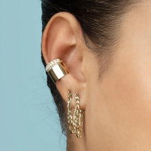 Load image into Gallery viewer, New Fashion Circle Ear Cuff Retractable Earrings for Women Men Gold