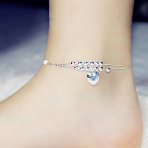 New Fashion Foot Anklet Sterling Ladies Silver Anklet