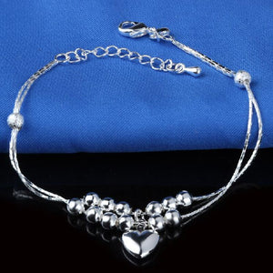 New Fashion Foot Anklet Sterling Ladies Silver Anklet