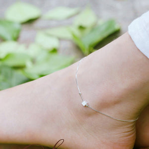 New Fashion Foot Anklet Sterling Ladies Silver