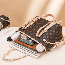 Load image into Gallery viewer, New Fashion Fringed Bag Woven Bag Shopping Bag Printed Tote Bag