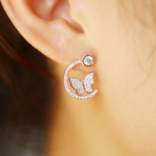 Load image into Gallery viewer, New Fashion Jewelry Summer Design Cute Animal Butterfly Pave Clear