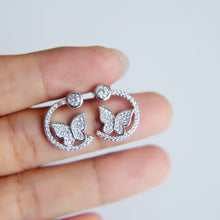 Load image into Gallery viewer, New Fashion Jewelry Summer Design Cute Animal Butterfly Pave Clear