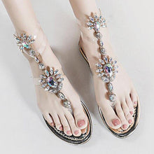 Load image into Gallery viewer, New Fashion Leisure Woman Sandals Summer Shoes Rhinestones Crystal - Sophornlilly