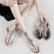 Load image into Gallery viewer, New Fashion Leisure Woman Sandals Summer Shoes Rhinestones Crystal - Sophornlilly