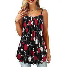 Load image into Gallery viewer, New Fashion Printing Pleated Skirt Sexy Off Shoulder Suspender Women's - Sophornlilly
