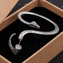 Load image into Gallery viewer, New Fashion Punk Style Twining Snake Shape Earrings Stud Cuff Earrings