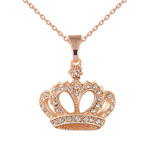 Load image into Gallery viewer, New Fashion Set Diamond Necklace Personality Crown Reveals Your