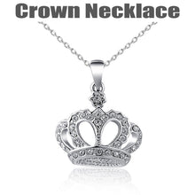 Load image into Gallery viewer, New Fashion Set Diamond Necklace Personality Crown Reveals Your