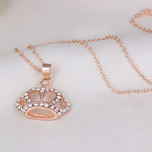 Load image into Gallery viewer, New Fashion Set Diamond Necklace Personality Crown Reveals Your