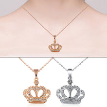 Load image into Gallery viewer, New Fashion Set Diamond Necklace Personality Crown Reveals Your