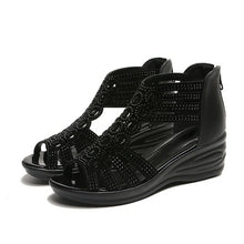 Load image into Gallery viewer, Wedge Sandals  Summer Elegant