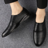 Genuine Leather Men Casual Shoes Luxury Brand Italian