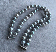 Load image into Gallery viewer, New Gray Pearl Bracelet 2 Rows 7 8mm Round Real Freshwater Pearl - Sophornlilly