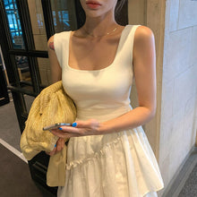 Load image into Gallery viewer, New Halter Bandage Women Solid Cotton Underwear Tank Vest Summer
