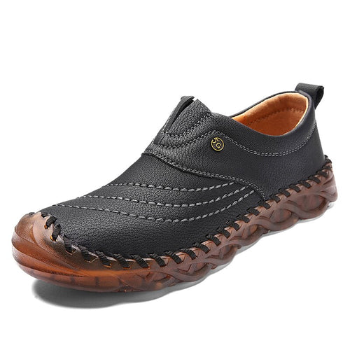 Handmade Men's Pu Leather Casual Loafers