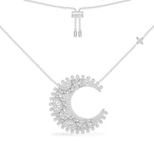 Load image into Gallery viewer, New High Quality Fashion Inlaid Shiny Zircon Retro Short Moon