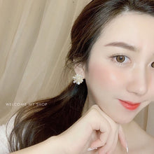 Load image into Gallery viewer, New Hot Brand Woman Jewelry Ladies Pearl Pearl Bow Earring Classical