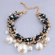Load image into Gallery viewer, New Korean fashion versatile lady pearl Pendants cloth crown pearl