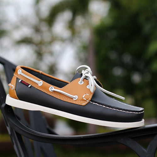 New Leather Men Casual Shoes