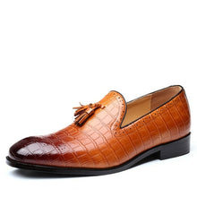Load image into Gallery viewer, Loafers Men Shoes Pu Solid Color Fashion Business Casual