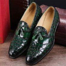 Load image into Gallery viewer, Loafers Men Shoes Pu Solid Color Fashion Business Casual