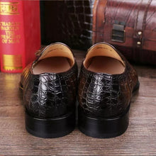 Load image into Gallery viewer, Loafers Men Shoes Pu Solid Color Fashion Business Casual