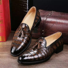 Load image into Gallery viewer, Loafers Men Shoes Pu Solid Color Fashion Business Casual