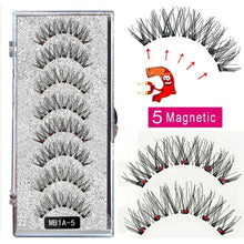 Load image into Gallery viewer, New MBA 5 Magnetic Eyelashes Curler Set Long 3D Mink Magnetic lashes