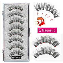 Load image into Gallery viewer, New MBA 5 Magnetic Eyelashes Curler Set Long 3D Mink Magnetic lashes