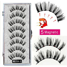 Load image into Gallery viewer, New MBA 5 Magnetic Eyelashes Curler Set Long 3D Mink Magnetic lashes