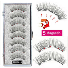 Load image into Gallery viewer, New MBA 5 Magnetic Eyelashes Curler Set Long 3D Mink Magnetic lashes