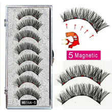 Load image into Gallery viewer, New MBA 5 Magnetic Eyelashes Curler Set Long 3D Mink Magnetic lashes