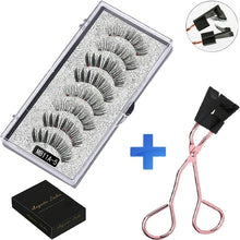 Load image into Gallery viewer, New MBA 5 Magnetic Eyelashes Curler Set Long 3D Mink Magnetic lashes