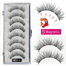 Load image into Gallery viewer, New MBA 5 Magnetic Eyelashes Curler Set Long 3D Mink Magnetic lashes