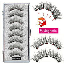 Load image into Gallery viewer, New MBA 5 Magnetic Eyelashes Curler Set Long 3D Mink Magnetic lashes