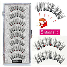 Load image into Gallery viewer, New MBA 5 Magnetic Eyelashes Curler Set Long 3D Mink Magnetic lashes