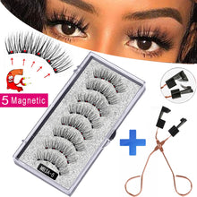 Load image into Gallery viewer, New MBA 5 Magnetic Eyelashes Curler Set Long 3D Mink Magnetic lashes