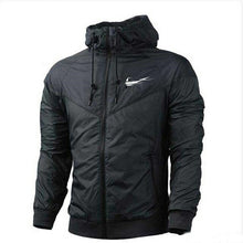 Load image into Gallery viewer, New Men's Casual Hooded Bomber Jacket Spring Autumn Hip Hop Plus Size