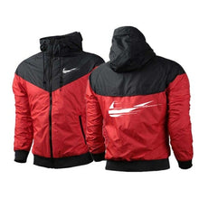 Load image into Gallery viewer, New Men's Casual Hooded Bomber Jacket Spring Autumn Hip Hop Plus Size